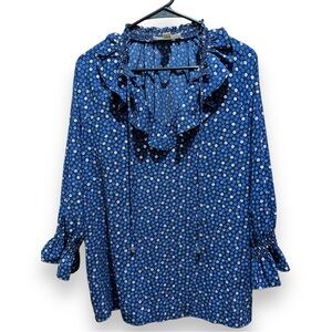 Michael Kors Ruffled Blouse | L
